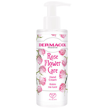 Flower Care Hand Cream (Ruža) - Krém na ruky s pumpičkou
